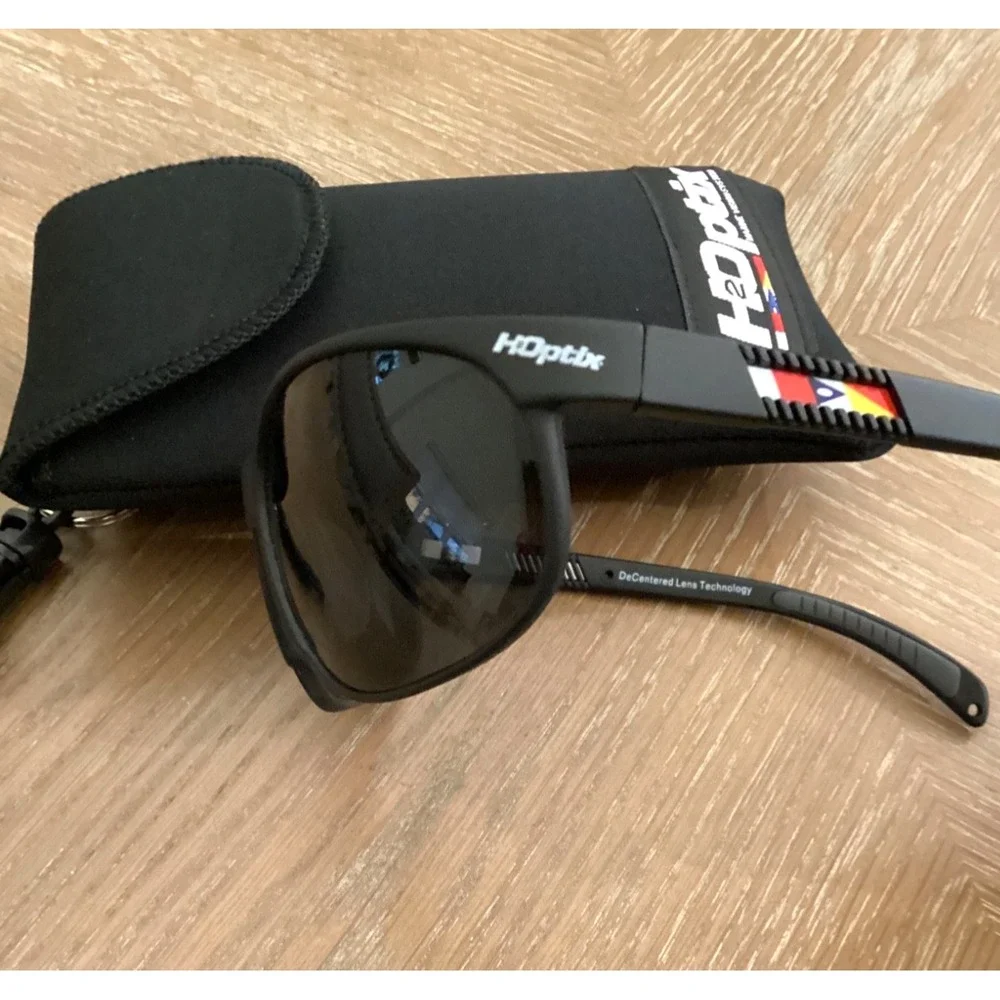Vintage H2Optix H89400 Men's Black Frame Designed By Serengeti Made In Italy